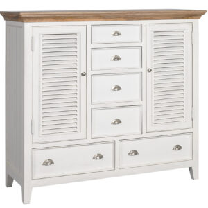 Bristol White Komoda z szufladami