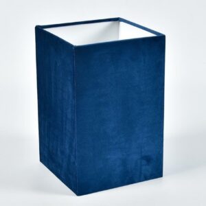 Abażur A18H28 kwadrat plusz niebieski