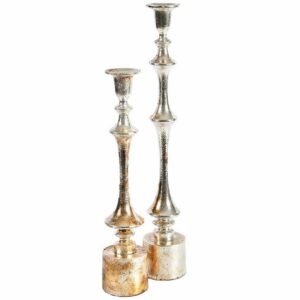 Barok old Świecznik wysoki 2B