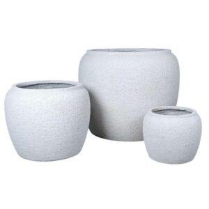 Modern white Donica pękata C