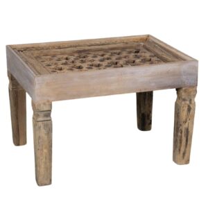 Antique Stolik kawowy ze szkłem