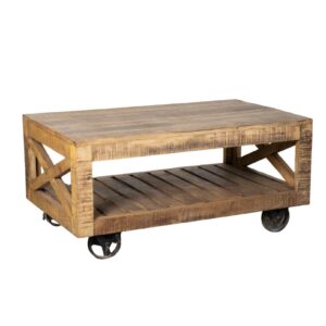 Wood old Stolik na kółkach