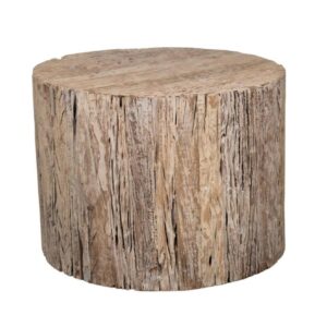 Wood old Stolik okrągły na kółkach