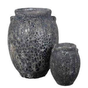 Garden old Donica pękata blue kpl. 2