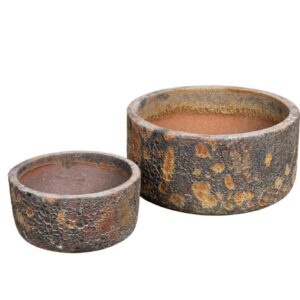 Garden old Osłonka misa rust kpl. 2 szt.