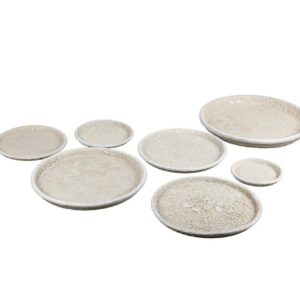 Garden old Talerz ozdobny white A