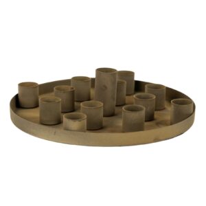 Rustic Świecznik taca