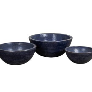 Garden old Osłonka misa antique blue