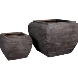 Modern brown Donica/Osłonka kwadratowa B