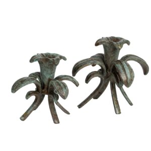 Rustic Świecznik kwiat A